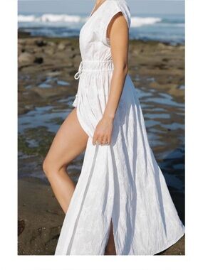 NWT Sitano Fontelina Dress / Swim Cover in White Size XSmall